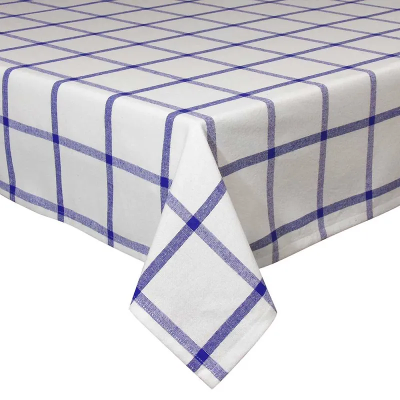 Spedito Oggi Tovaglia cm 150x300 Picnic blu Cotone Blu