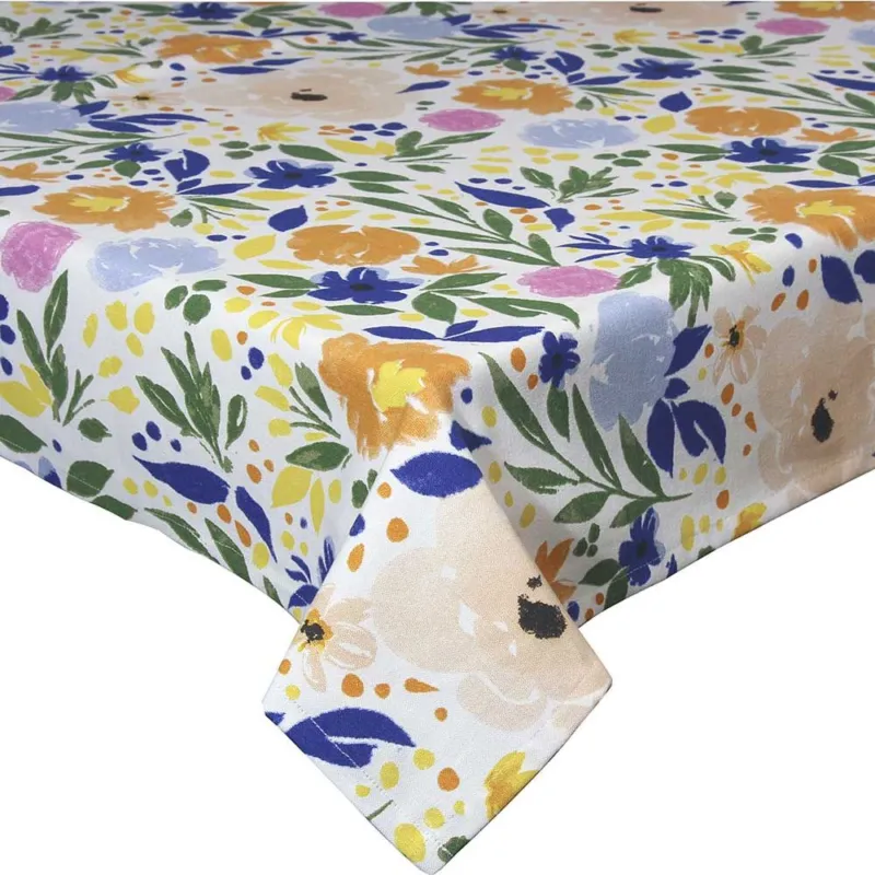Offerta Speciale Tovaglia cm 150x300 Garden Cotone Multicolor