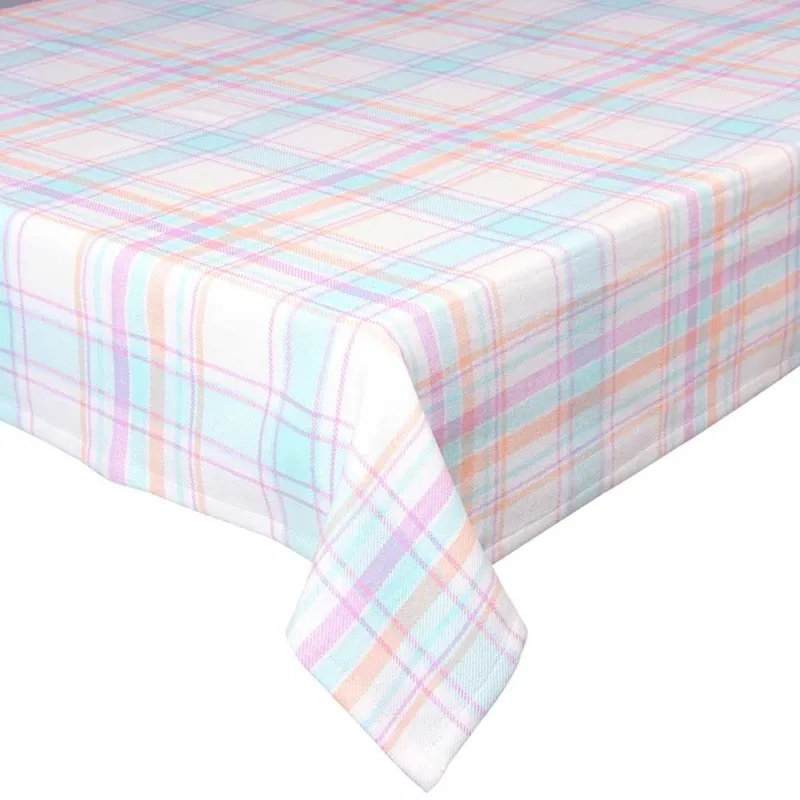 Tovaglia cm 150x350 Funny check Cotone Multicolor Prezzo Basso