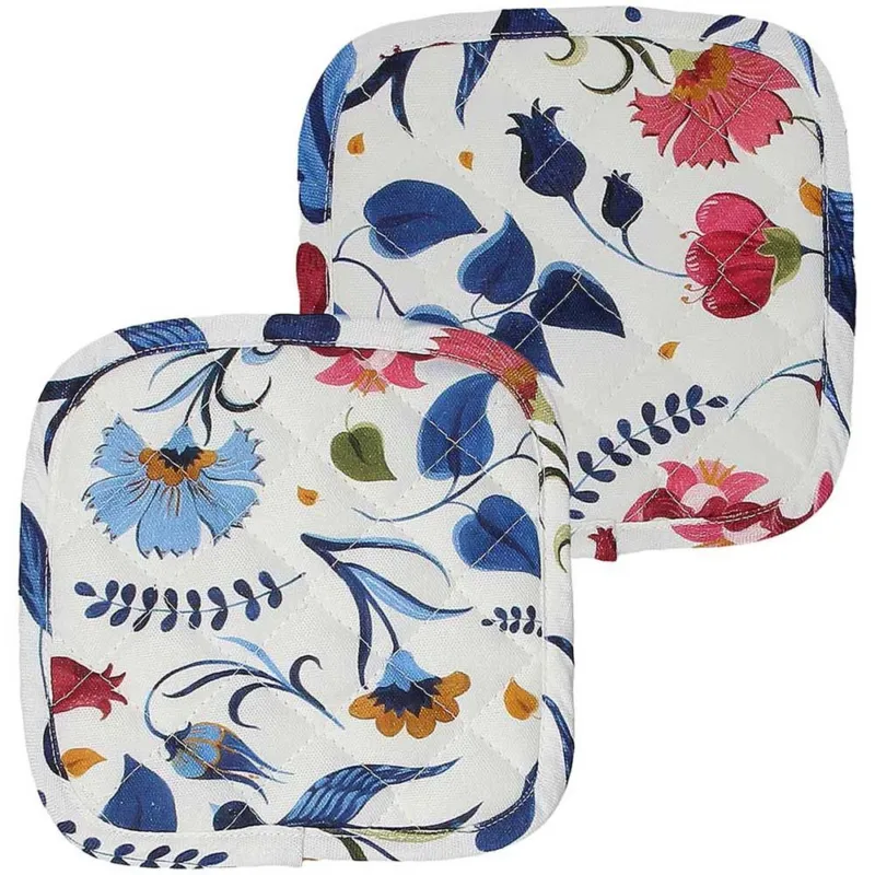 Set 2 presine cm 18x18 Alchimia Cotone Multicolor Prezzo Di Fabbrica