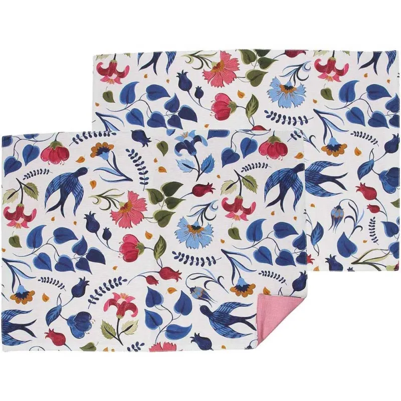 Di Tendenza Set 2 tovagliette cm 35x50 Alchimia Cotone Multicolor