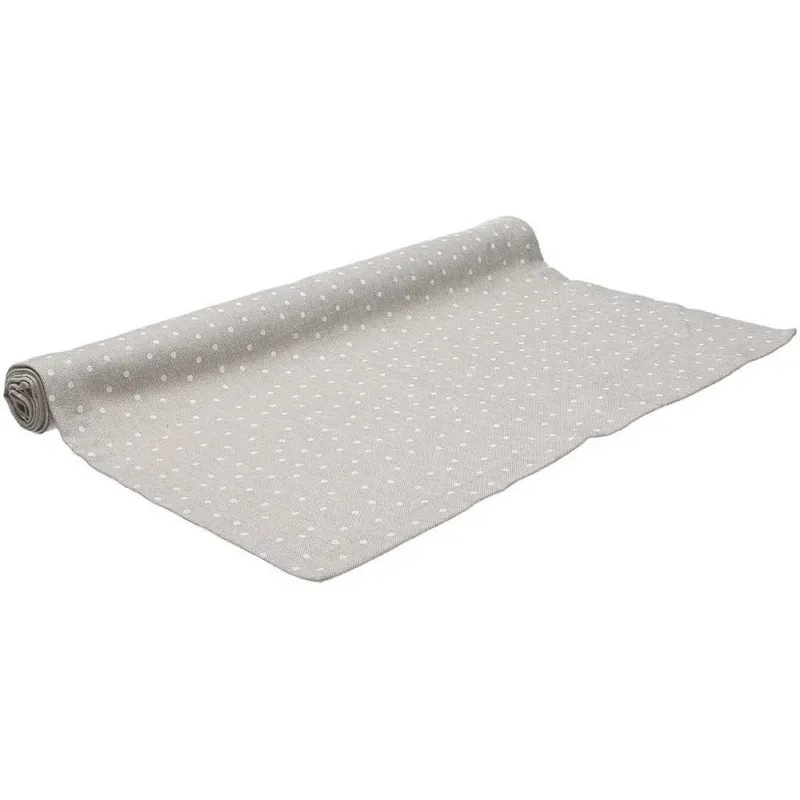 Runner cm 40x140 Pois Cotone Beige Non Perdere
