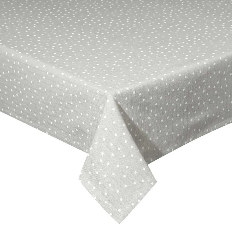 Tovaglia cm 140x180 Pois Cotone Beige Offerta
