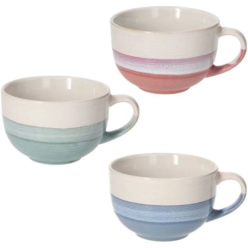 Tazza jumbo cc470 Maui Stoneware Multicolor Professionale