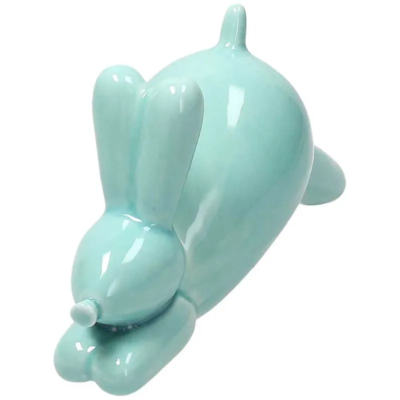 Più Venduto Cagnolino acquamarina h.10 Doggie Ceramica Azzurro