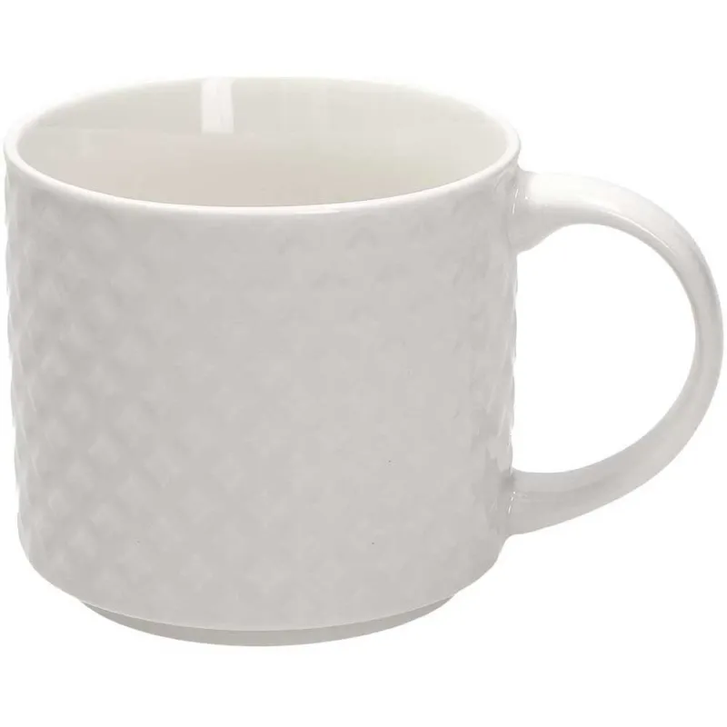 Scelto Dai Clienti Mug rhombus cc 460 Relief Porcellana Bianco