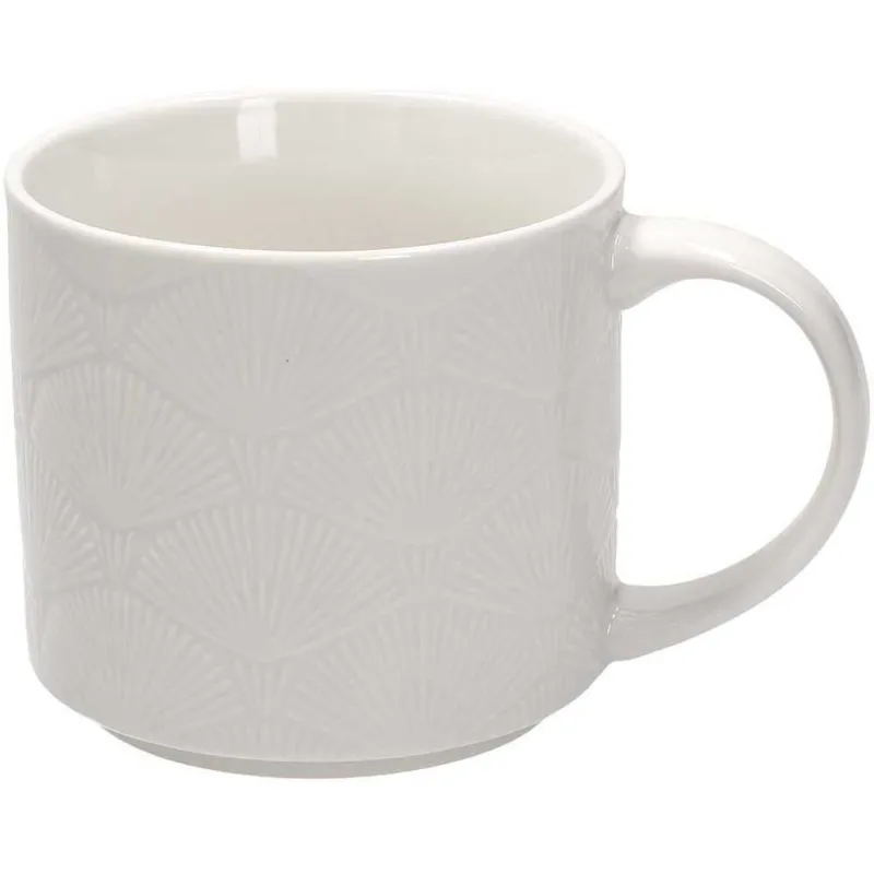 Promo Stagionale Mug radius cc 460 Relief Porcellana Bianco