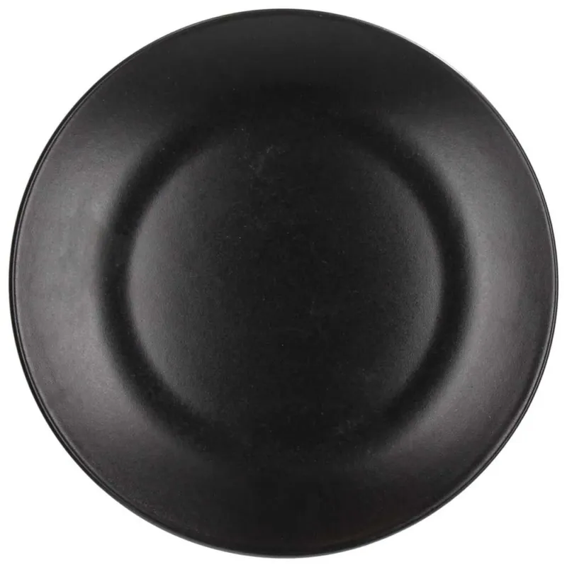 Prezzo Basso Piatto piano 26 cm Super Strong Stoneware Nero