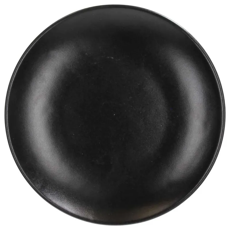 Soddisfatti O Rimborsati Piatto dessert 20 cm Super Strong Stoneware Nero
