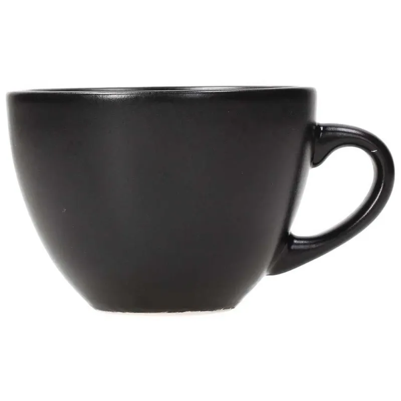 Tazza caffè senza piatto 80 cc Super Strong Stoneware Nero Prezzo Ridotto