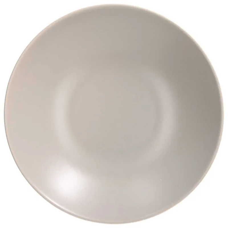 Piatto fondo 22 cm Super Strong Stoneware Tortora Di Tendenza
