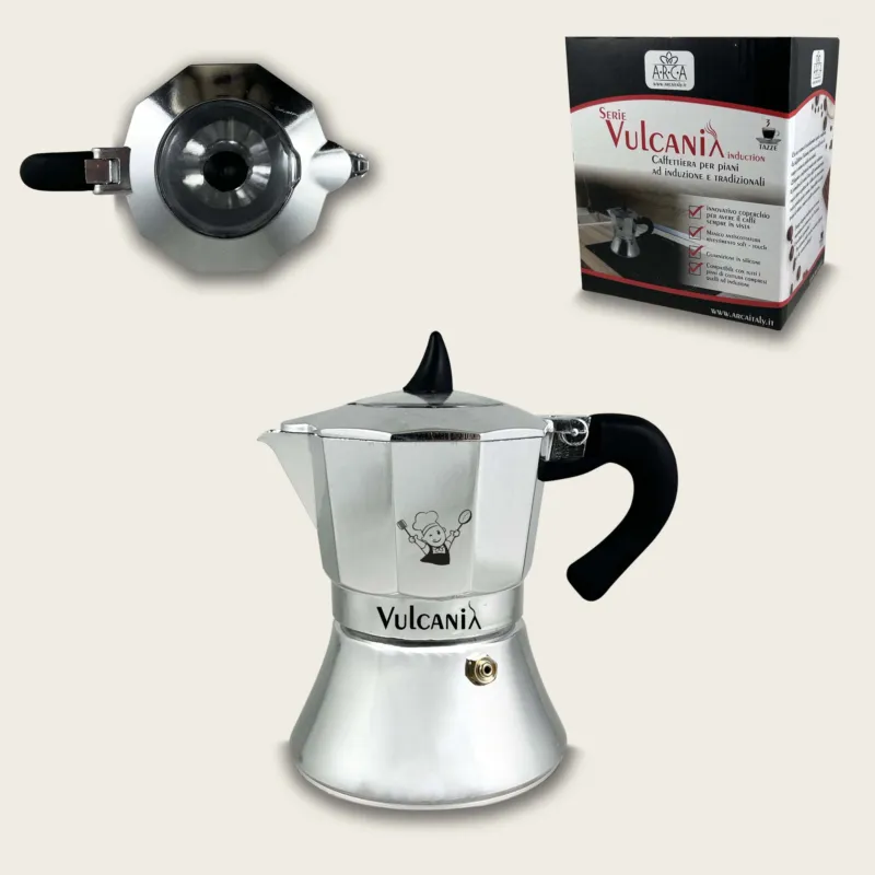 Solo Oggi Vulcania Caffettiera Induzione