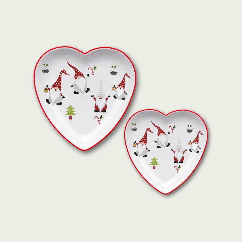 Piatto Cuore Gnomi In Porcellana Bestseller