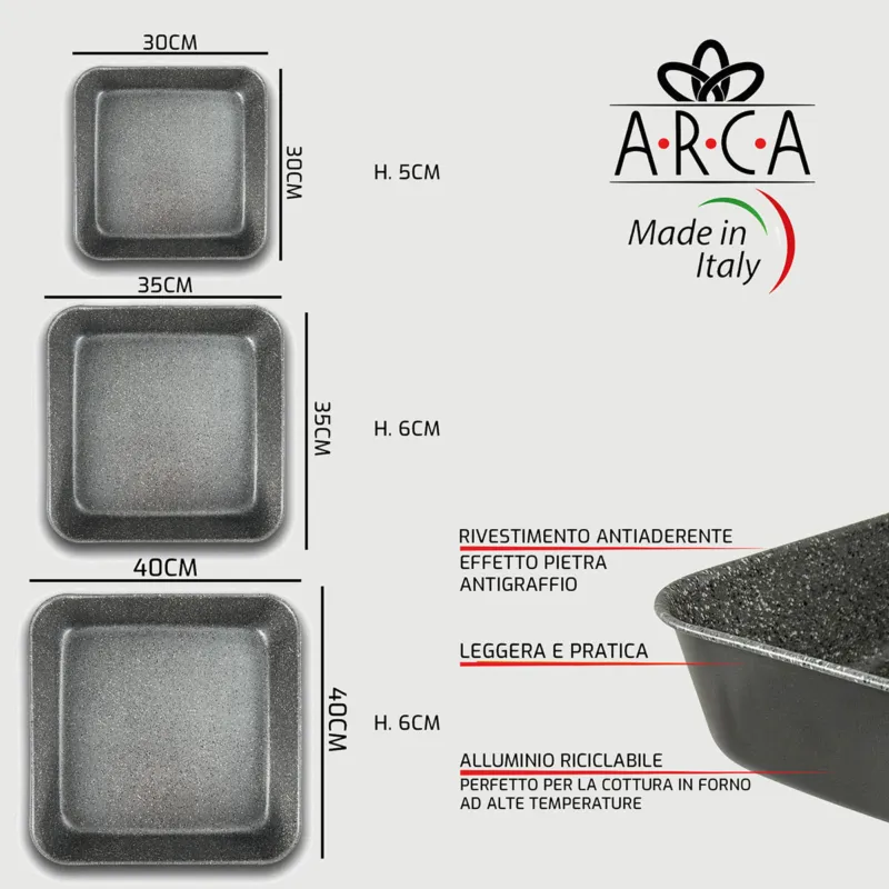 Tris Teglie Alluminio Compra Oggi Stesso