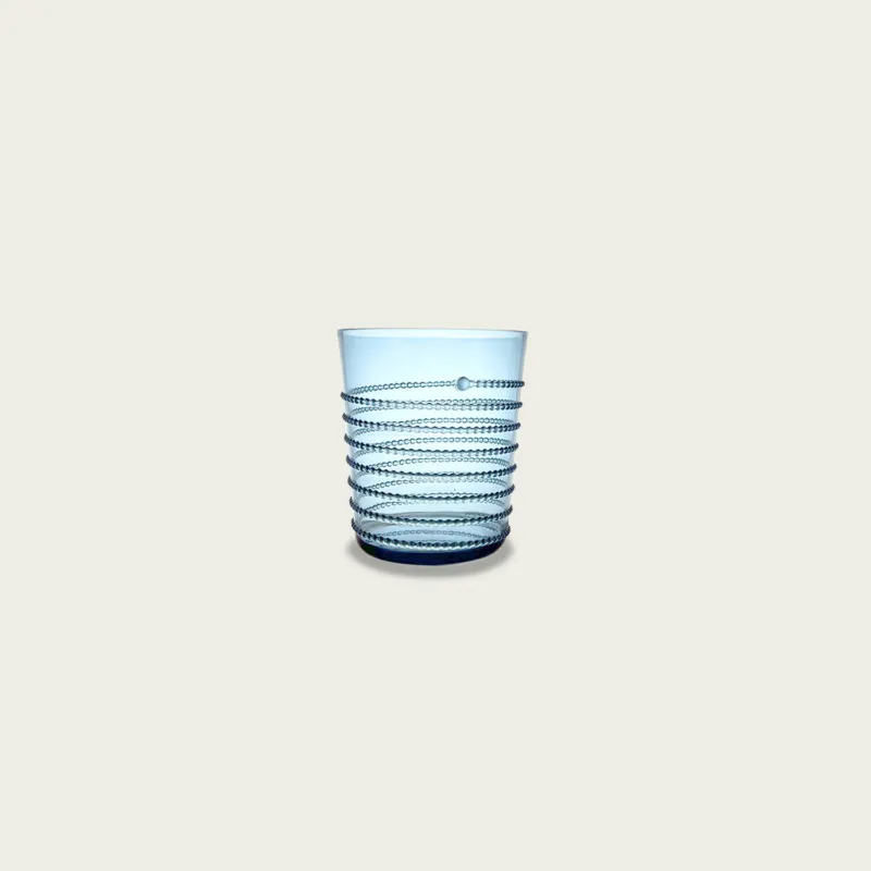 Occasione Tumbler Basso In Plastica Acrilica,blu