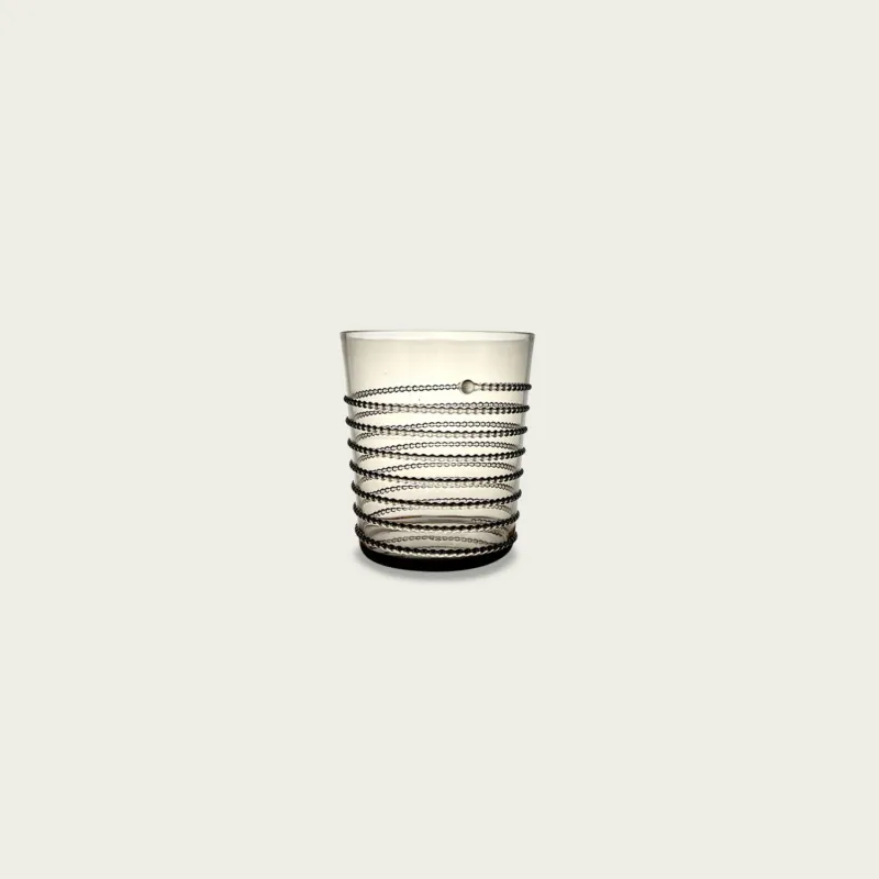 Tumbler Basso In Plastica Acrilica,grigio Must-Have