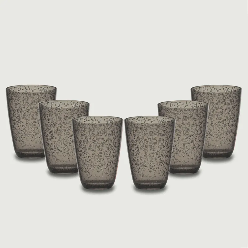 Tumbler Bubbles In Plastica,set-6-bicchieri-piu-conveniente-grigio Acquista Ora