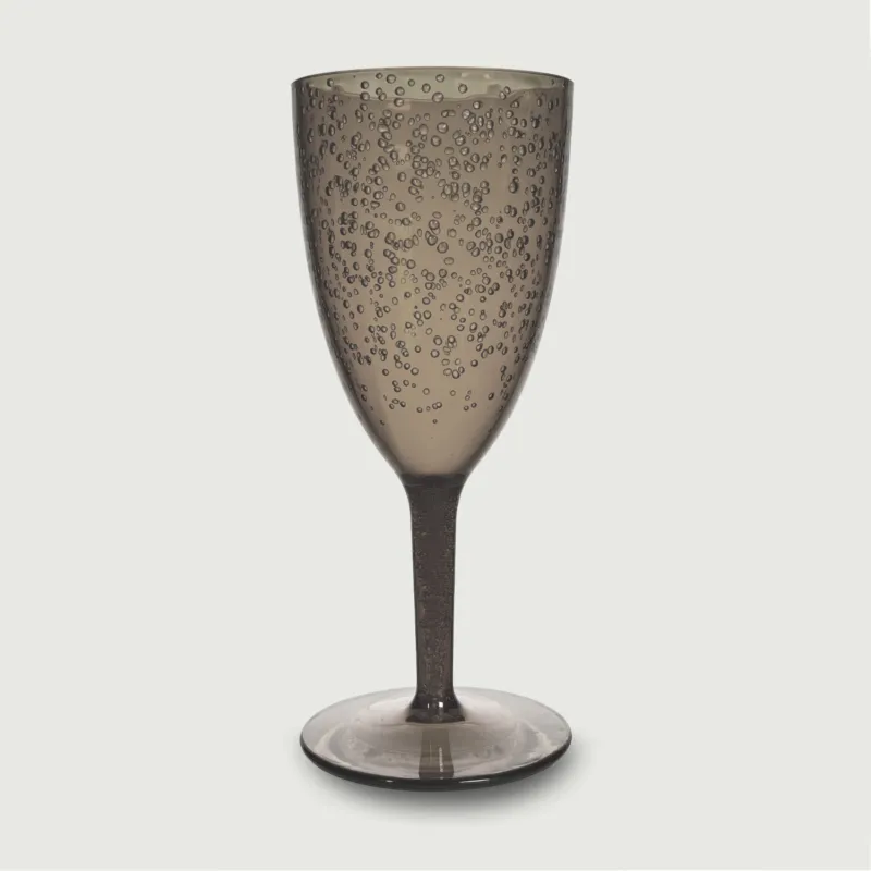 Calice Bubbles In Plastica,grigio Nuovo Arrivo