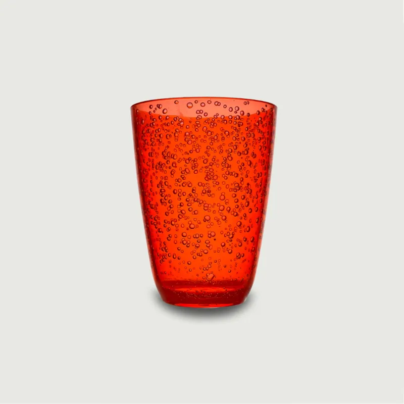 Tumbler Bubbles In Plastica,rosso Esclusivo