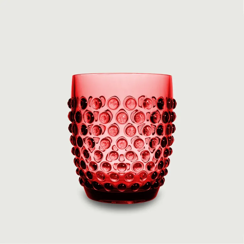 Tumbler Dotted In Plastica,rosso Prezzo Conveniente