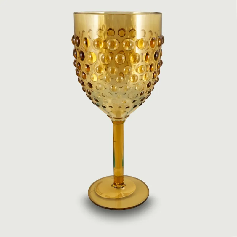 Prezzo Basso Calice Dotted In Plastica,arancione