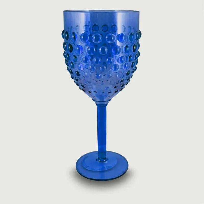 Nuovo Arrivo Calice Dotted In Plastica,blu