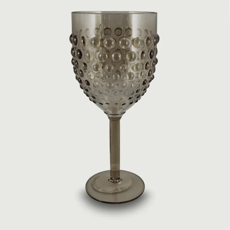 Prezzo Basso Calice Dotted In Plastica,grigio