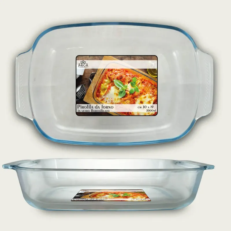 Pirofila Rettangolare In Vetro 30x19cm Ultimissimo Modello