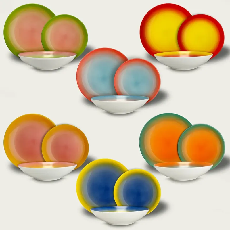 Ordina Subito Piatti Tavola A Colori In Porcellana