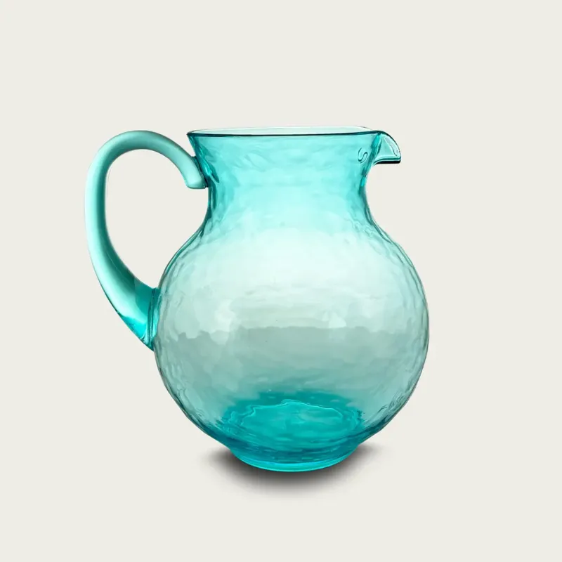 Sconto Caraffa 2 L Hammered In Plastica Acrilica,azzurro