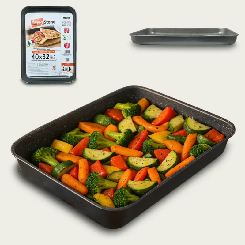 Teglia Rettangolare Bassa In Alluminio Must-Have