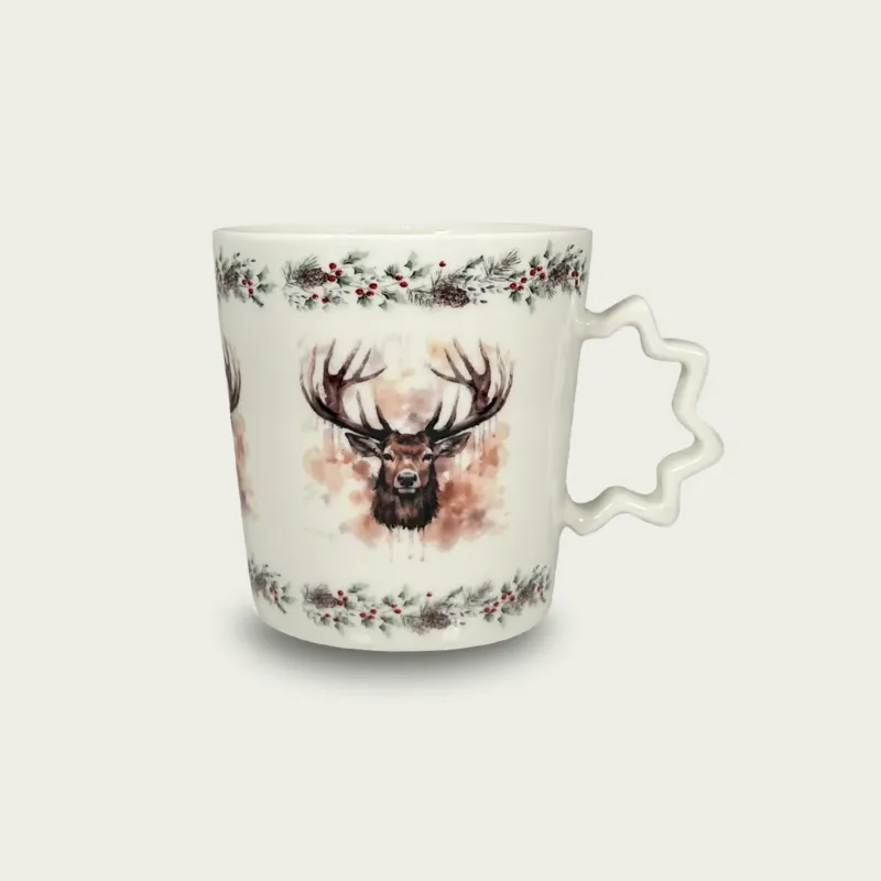 Tazze Mug Star Cervo David In Porcellana Ultime Pezzi