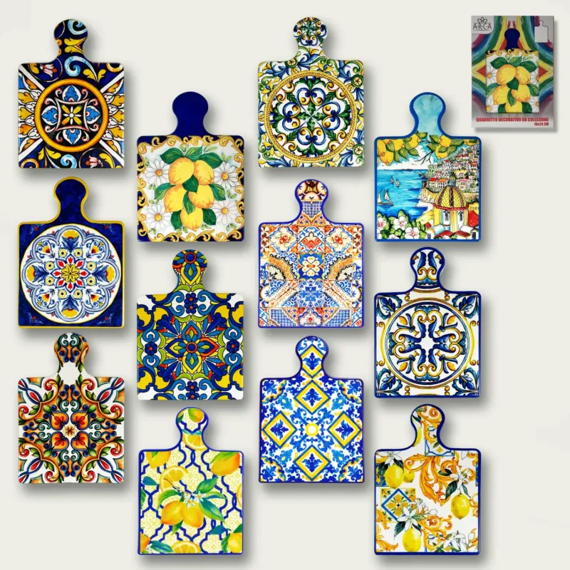 Soddisfatti O Rimborsati Quadretto Tagliere 18x24 Cm Mediterraneo Con Cordolo