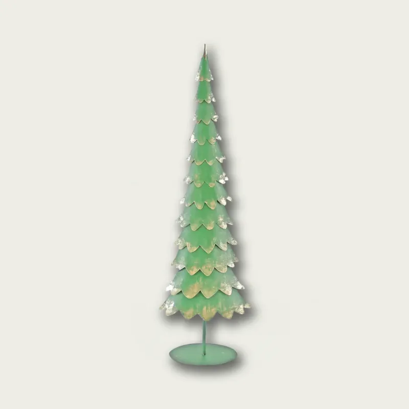 Decorazione Albero Verde 90 Cm In Metallo Ultime Pezzi
