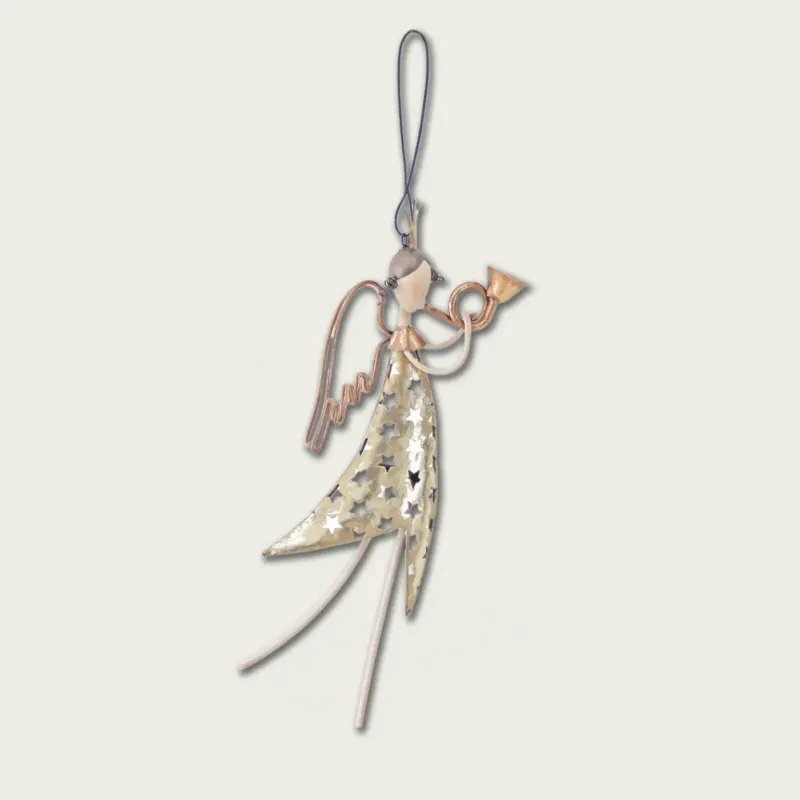 Compra Oggi Stesso Decorazione Cherubino Oro 34 Cm In Metallo