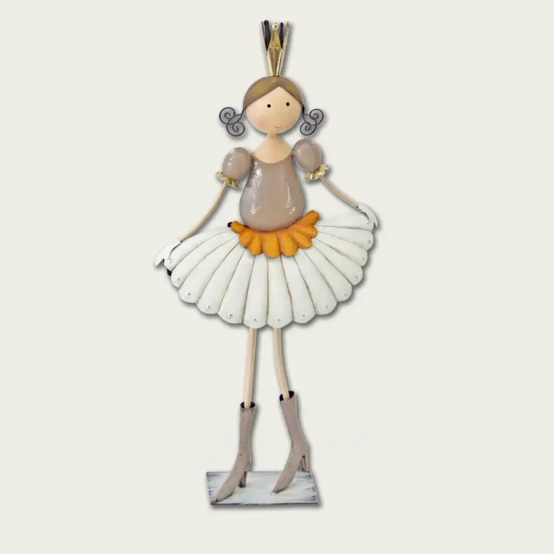 Decorazione Ballerina 60 Cm In Metallo Professionale