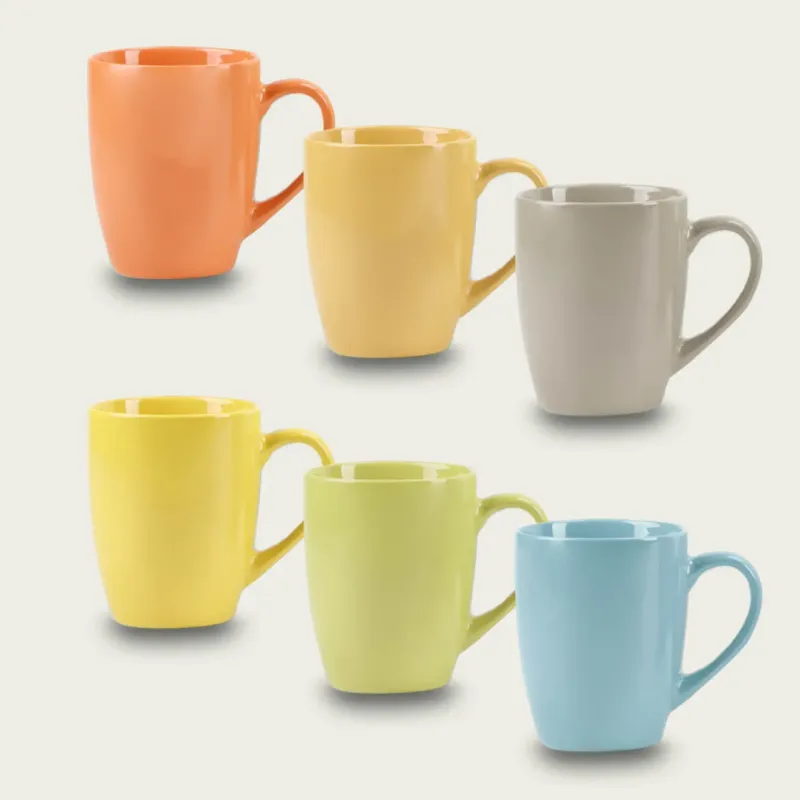 Tazza Mug Rainbow Ø 9 - H 11 cm,azzurro Promozione Esclusiva
