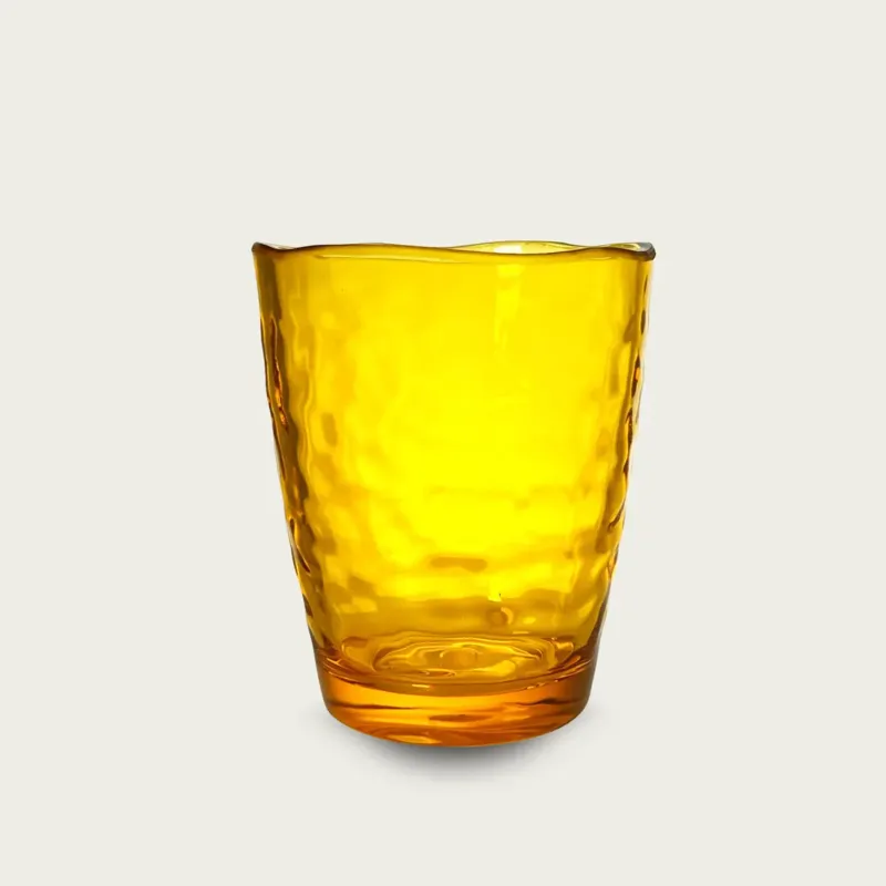 Tumbler Hammered In Plastica Acrilica,ambra Bestseller