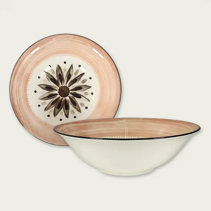 Insalatiera Petalia In Porcellana,rosa Promozione