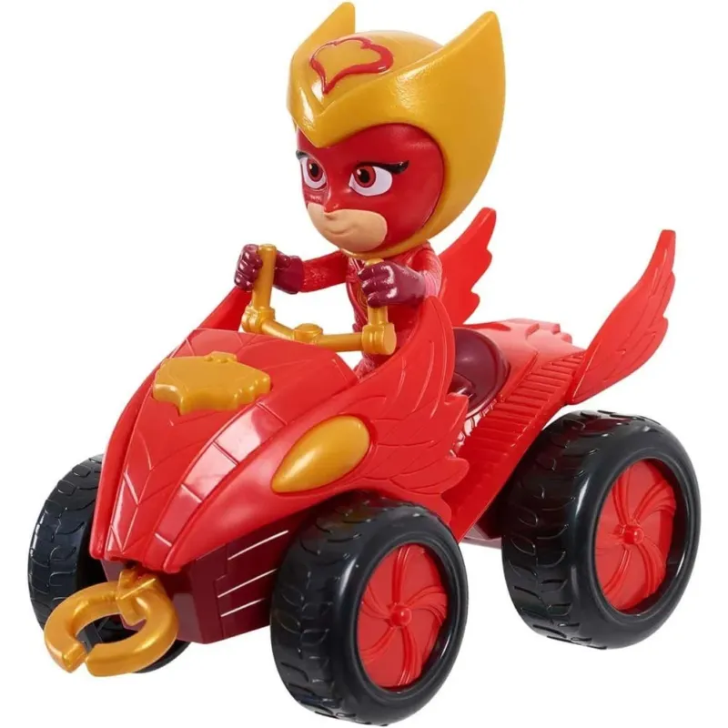 Offerta Lampo Pj Masks Quad Eulette con Personaggio da 8cm e Verricello Giocattolo Idea Regalo