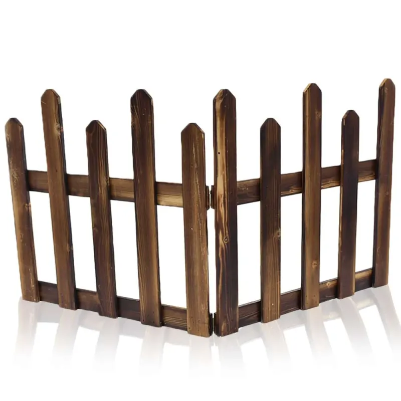 Non Perdere Steccato Natalizio in Legno Colore Naturale Decori 80x40cm Decorazione Natale