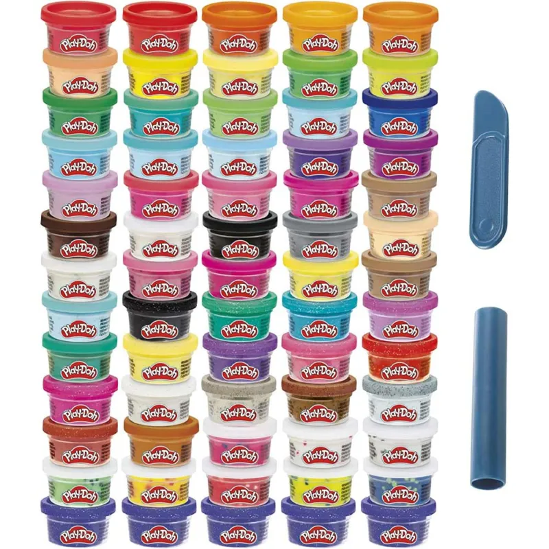 Confezione 65 Composti Modellabili Assortiti per Bambini Barattoli da 28 Grammi Compra Adesso