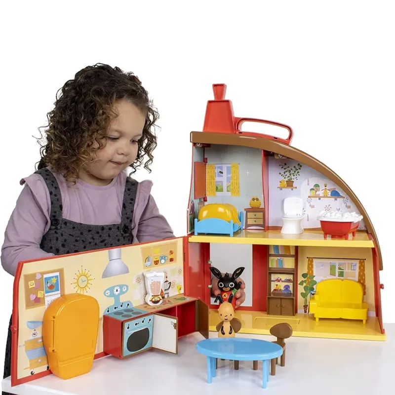 Giocattolo Casa Bing con Personaggi e Mobili Gioco Richiudibile e Portatile Ordina Subito