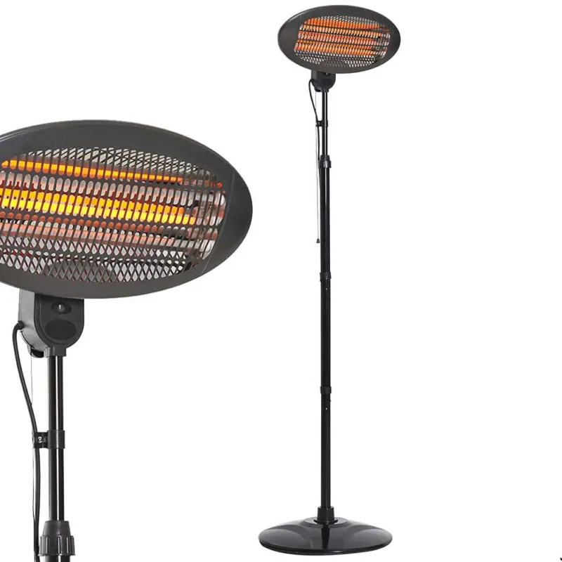 Stufa a Piantana Per Esterno Fungo Lampada Alogena 3 Potenza Max 2000 W Non Perdere