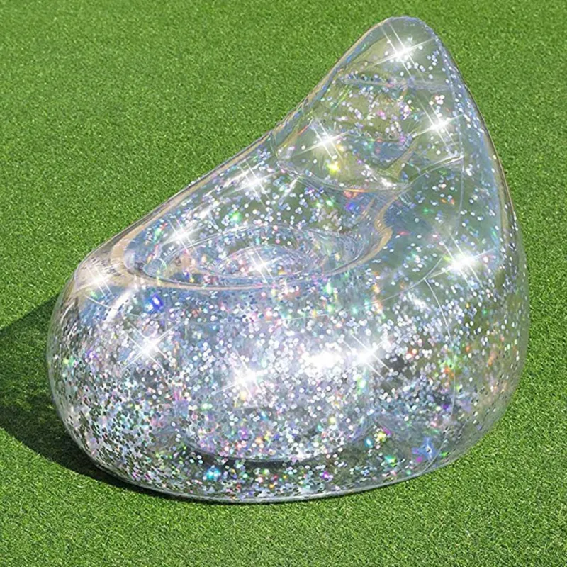 Compra Oggi Stesso Bestway 75105 Poltroncina Pouf Gonfiabile Glitter Dream Per Bambini Argento