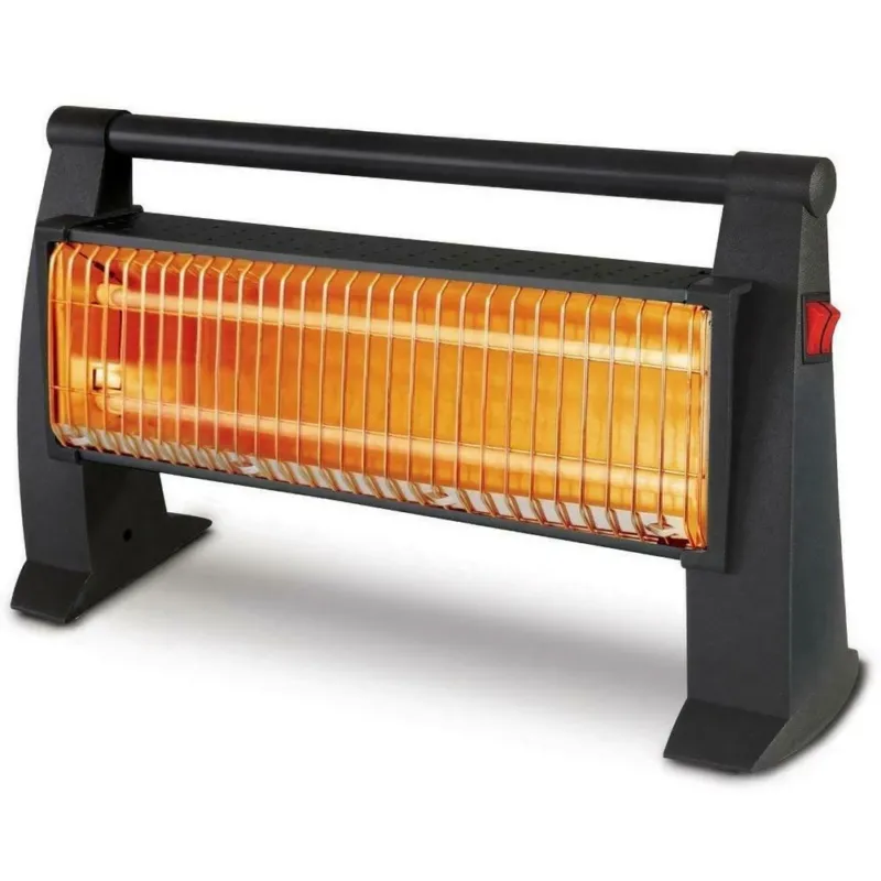 Nuovo Arrivo Kumtel Stufa Riscaldatore Portatile al Quarzo 1200W con Riscaldatore Infrarossi