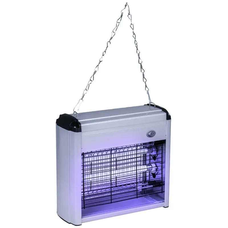 Professionale Zanzariera Elettrica Anti Zanzare Mosche 2 x 6W Lampade UV ideale per parete