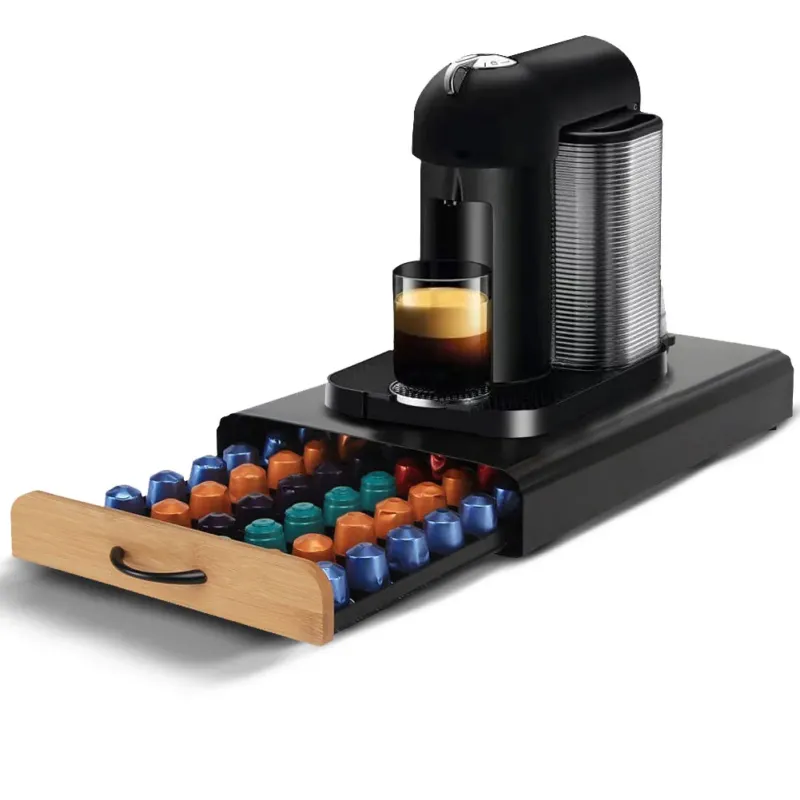 Economico Contenitore Cassetto Porta Cialde Capsule Caffe Bustine Te Zucchero In Metallo
