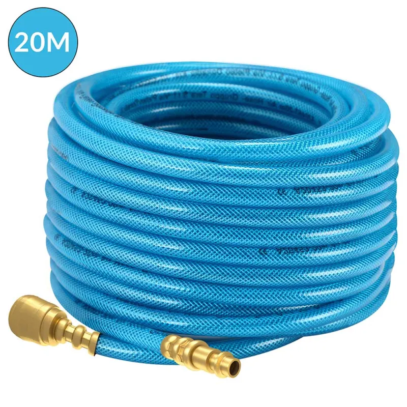 Tubo ad Aria Compressa Compressore Tubo a Pressione Attacco Semplice Veloce 20m Ultimissimo Modello