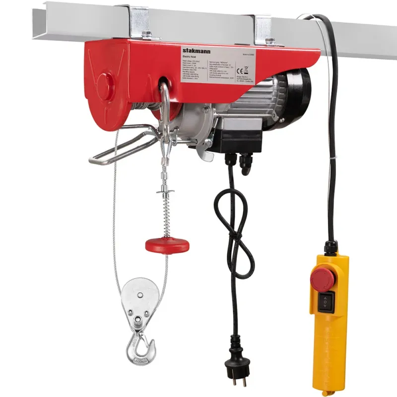 Paranco Elettrico Argano Montacarico Verricello Sollevatore Carico 400 / 800 kg Pagamento Sicuro